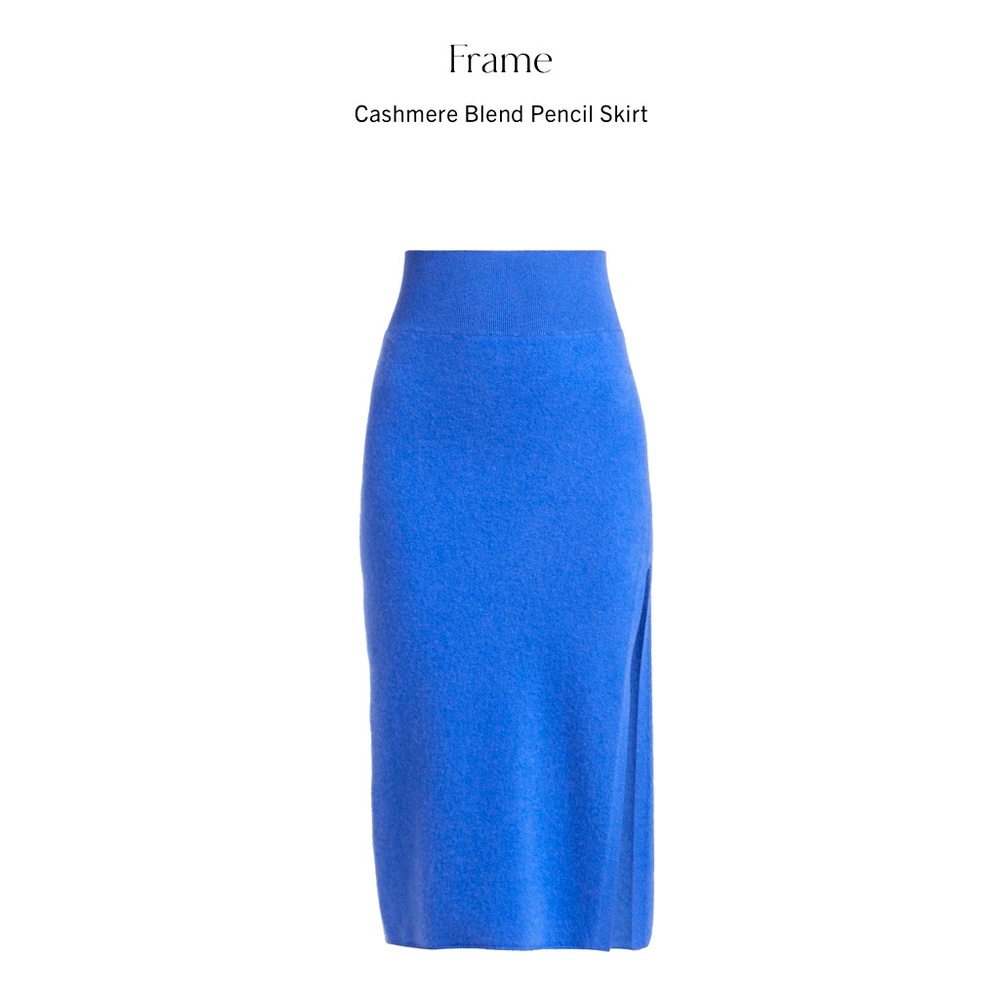FRAME NWT cashmere pencil skirt